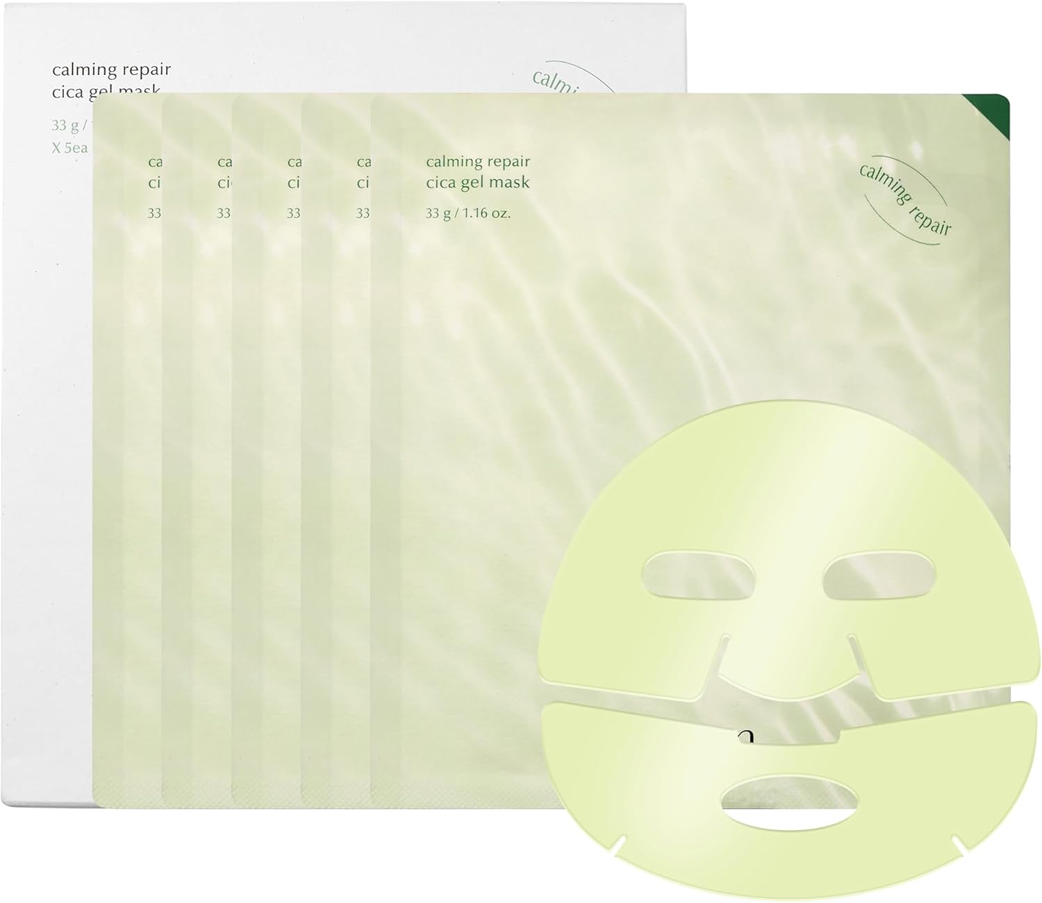 Luvum Slow Aging Phyto Collagen Gel Mask, Collagen, Overnight Hydrogel Mask, 4+1 Pack