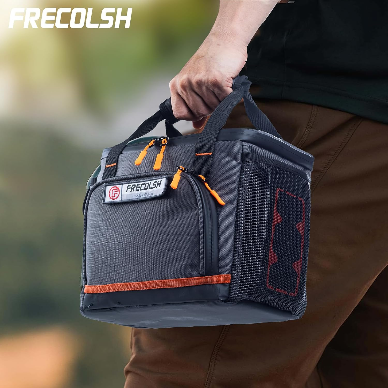 Travel Carrying Case Compatible with Jackery Explorer 300/240/160, Portable Power Station Storage Case with Water- Proof Bottom and Front Pockets for Jackery Accessories Solar Generator image number 5