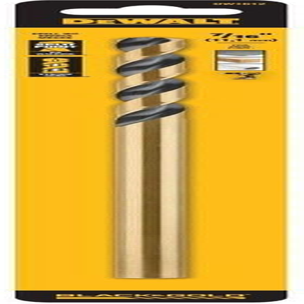 DEWALT DW1612 7/16-Inch by 12-Inch Black Oxide Twist Drill Bit