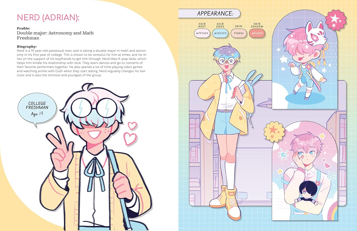 Learn to Draw Boyfriends (Webtoon): Learn to Draw Your Favorite Characters from the Popular Webcomic Series with Behind-The-Scenes and Insider Tips Exclusively Revealed Inside! image number 5