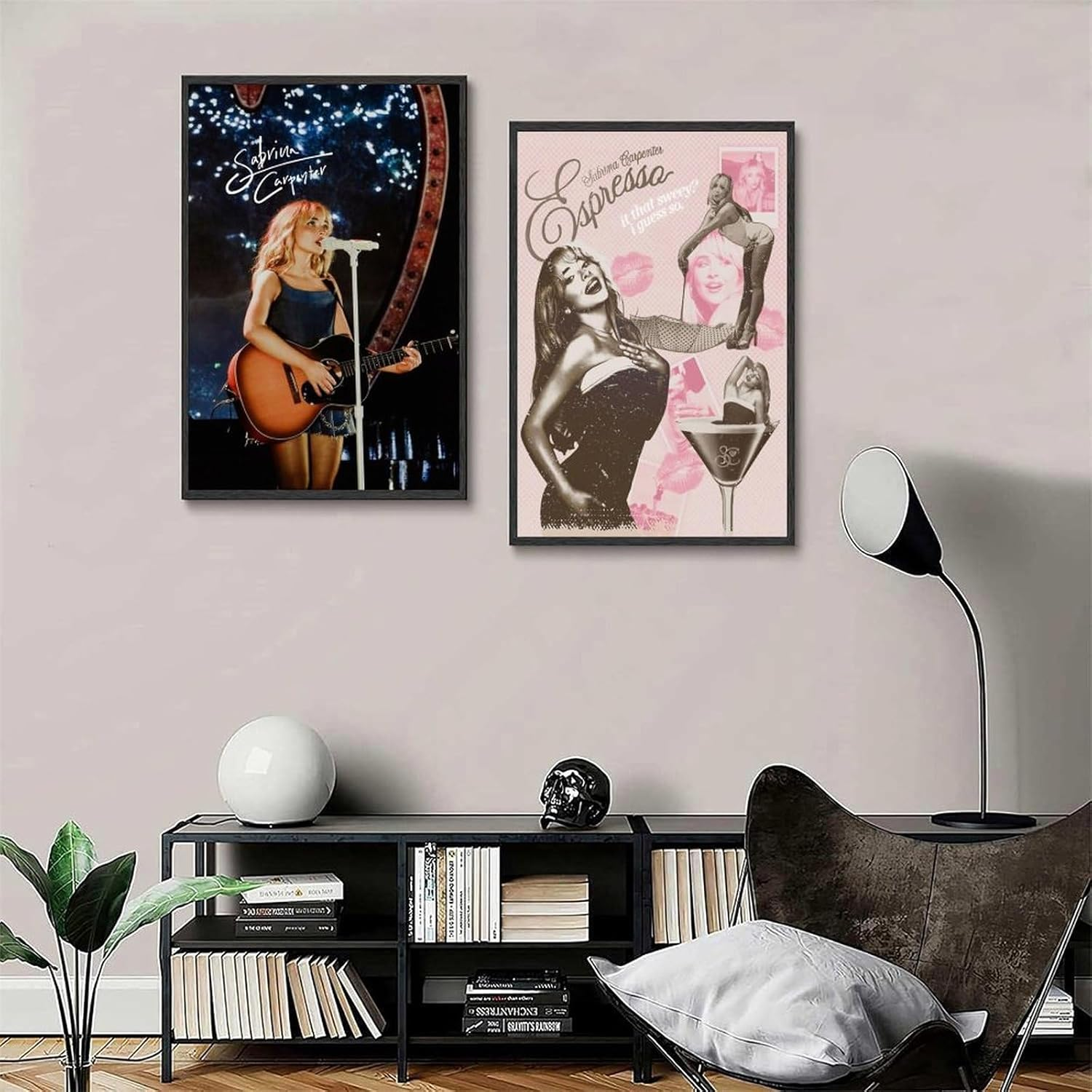 Music Art Sabrina Canvas Carpenter Poster Poster a Set of 2 Canvas Posters Room Aesthetic Festival Gift Family Bedroom Decor Wall Art Home12X18Inch(30X45Cm) Style