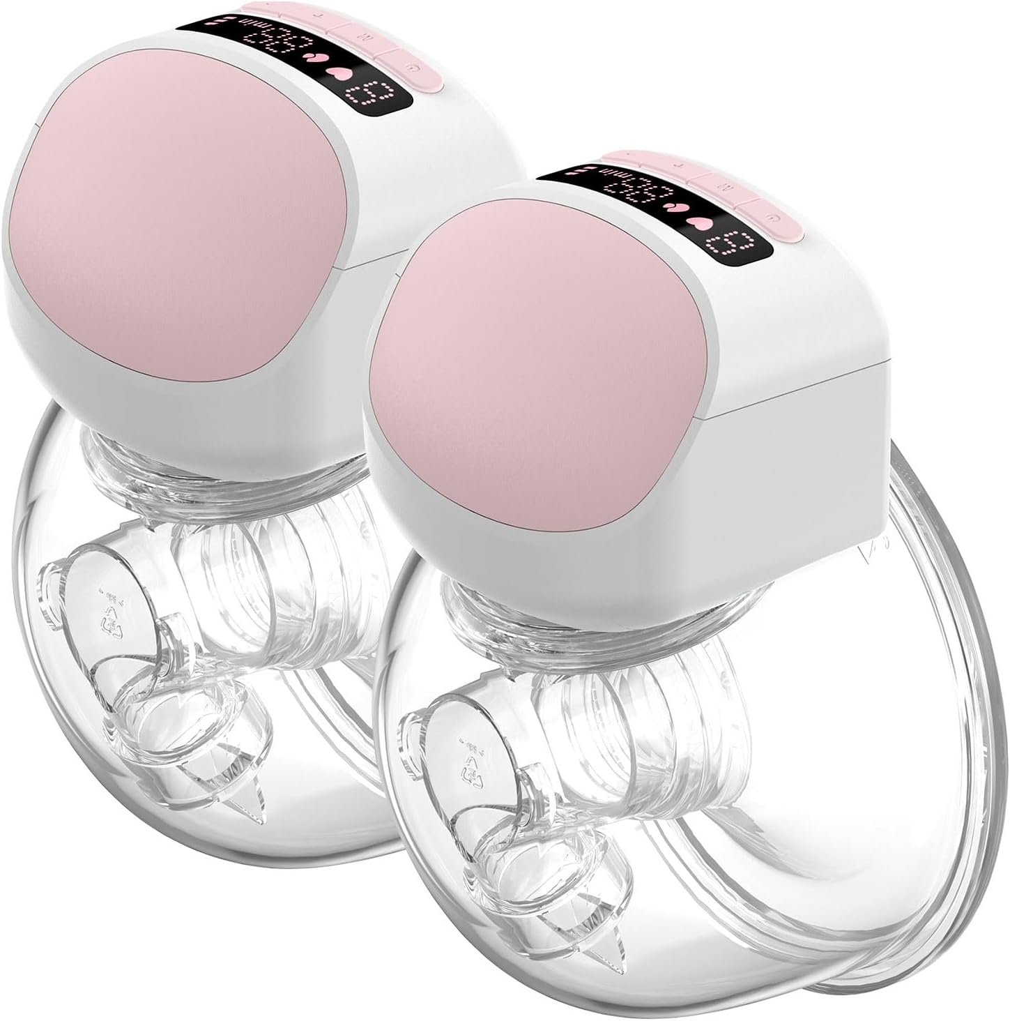 IKARE Wearable Breast Pump Hands Free, Pain Free Portable Electric Breastfeeding Pump with 3 Mode & 9 Levels, Rechargeable Milk Pump for Travel & Home, Super Quiet, 24Mm Flange