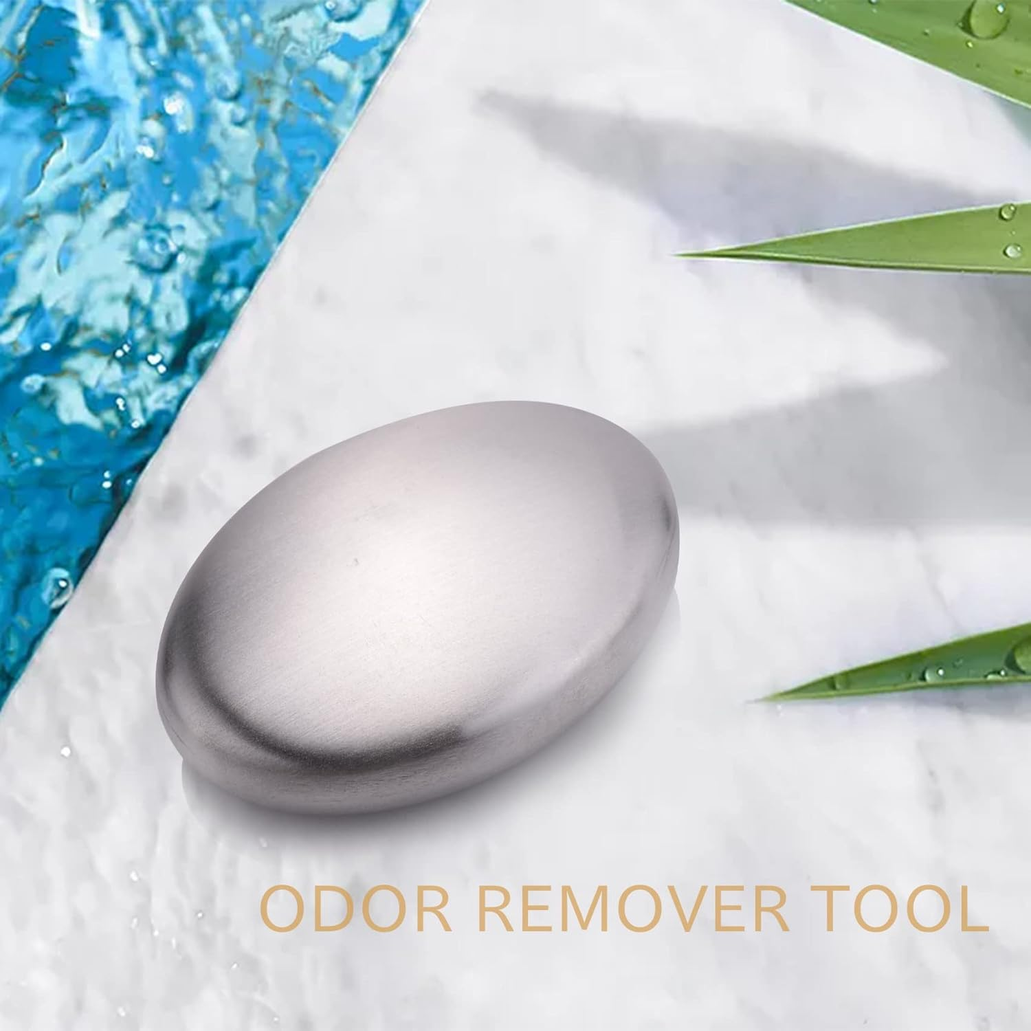 Tuperoymse Stainless Steel Soap， Odor Remover Hand Bar Kitchen Eliminating Smells Onion, Garlic, Fish, and Other Strong Scents 2 Pack image number 5