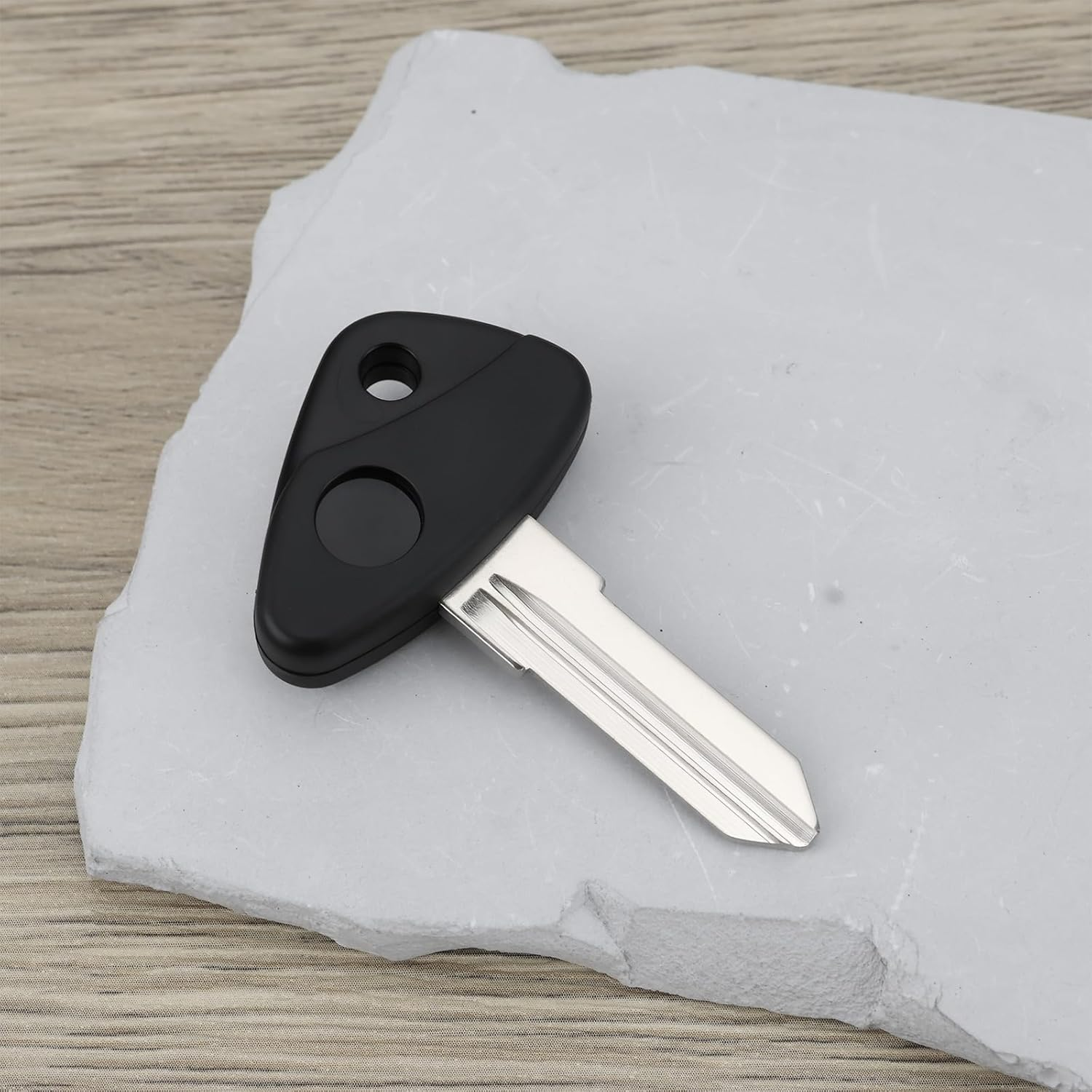 YINETTECH Blank Uncut Key Blade Right Groove Motorcycle Key Replacement Compatible with BMW R1100RT R1150GS R1150R R1200C