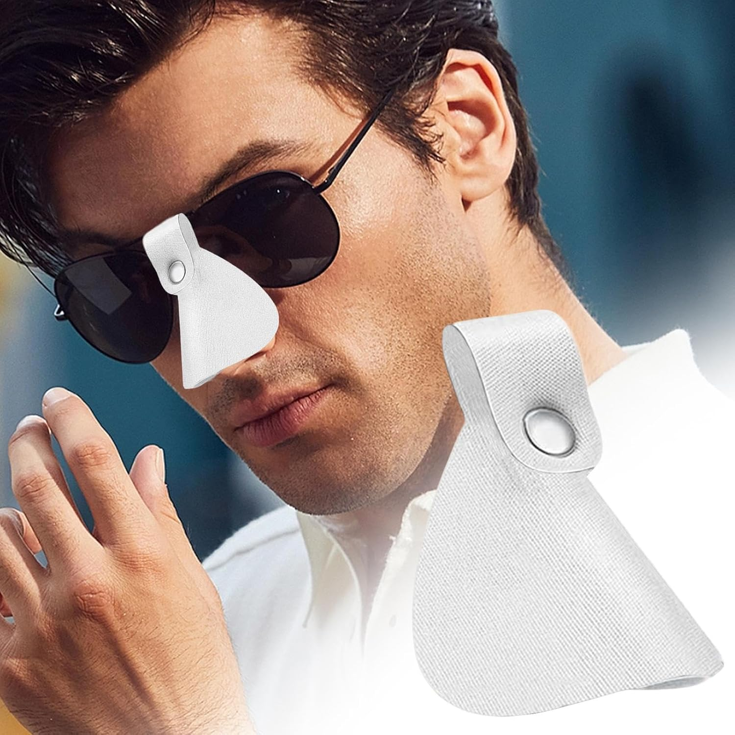 5X Nose Guard for Glasses, Comfortable Light Protection Nasal Cover for Glasses - Outdoor Sunshade Eye Guard, UV Protection Nose Mask for Tanning Walking Running image number 3