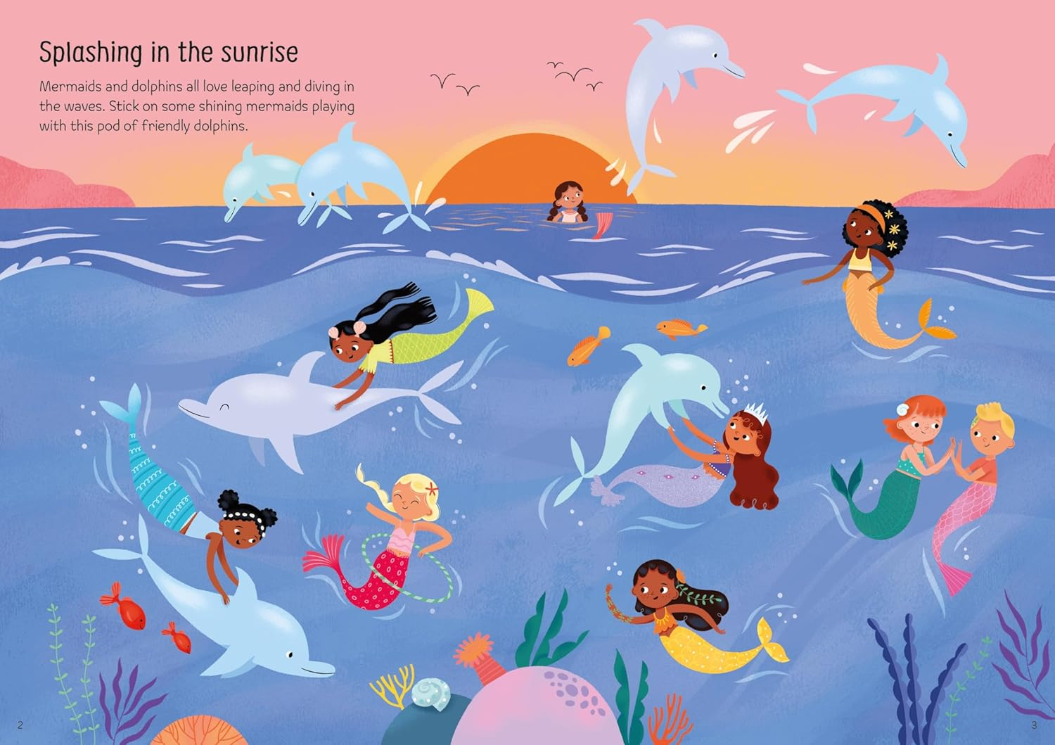 Sparkly Mermaids Sticker Book image number 4