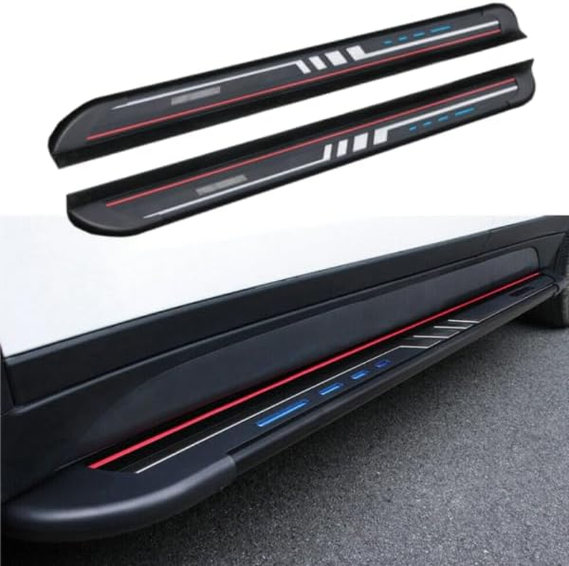 2Pcs Aluminum Running Boards Fixed Nerf Bars Side Steps with Brackets Compatible with KIA Carnival Sedona 2015-2021 (ZY) image number 1