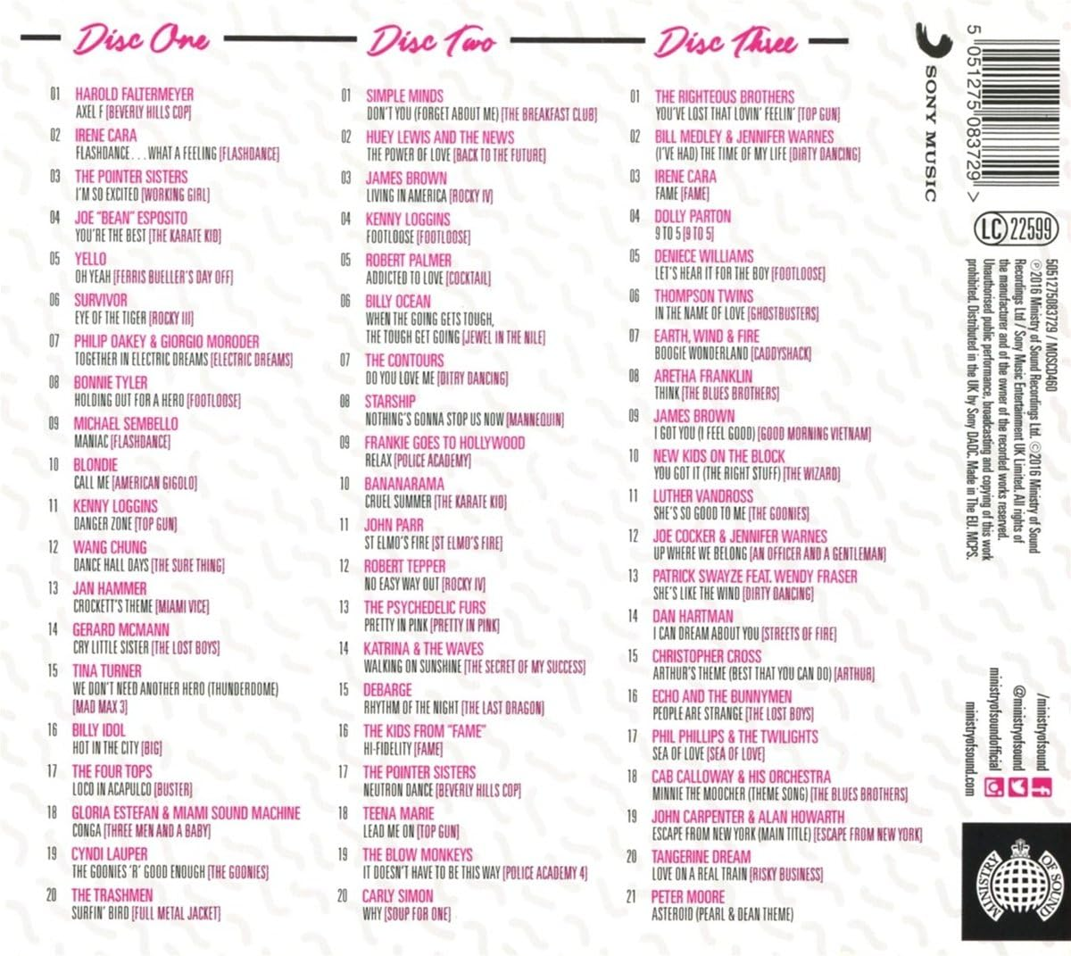 Ministry of Sound 80S Blockbusters image number 1