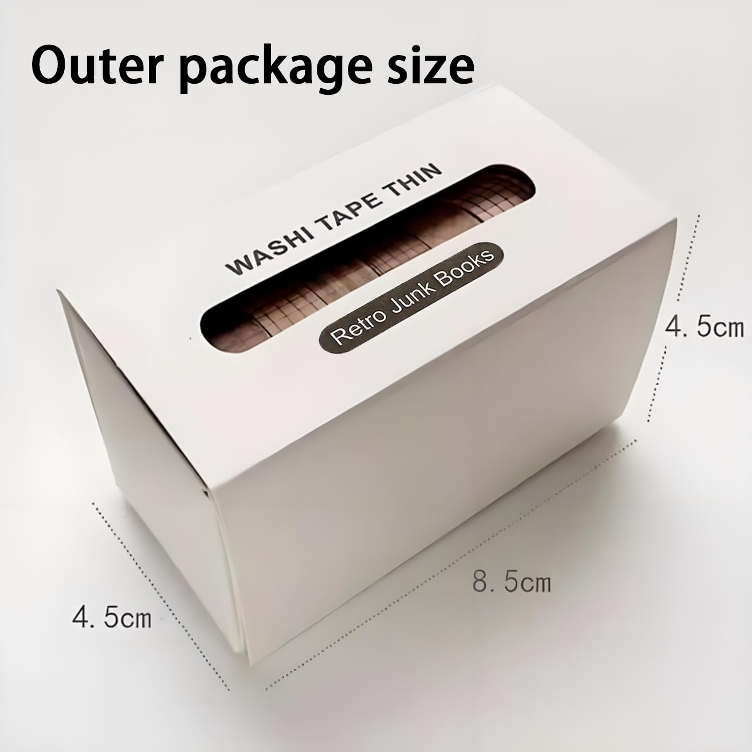 Vintage Tape 8 Rolls Set,Ultra-Thin Nostalgic Decorative Pattern Handbook Tape,For Art Collage,Diy Crafts,Journal Decoration,Gift Wrapping,Classic Checkered Vintage Series (Retro Plaid) image number 2