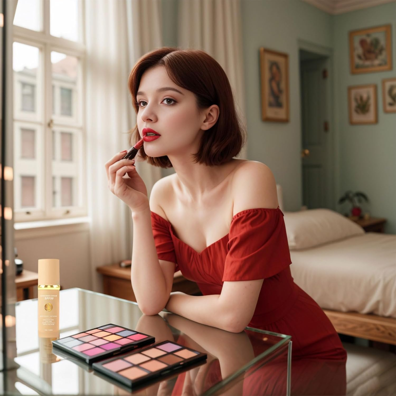 Foundation, 4-In-1 Colour Changing Foundation, Color-Changing Concealer Skin Tint, Korean Makeup, Long-Lasting Perfect Full-Coverage Moisturizing Concealer, Suitable for All Skin Tones of Natural Color