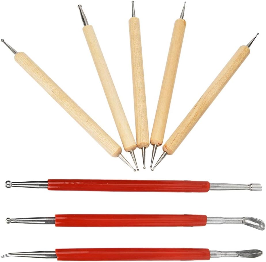 Leathercraft Supplies Carving Stylus Tool, Leather Working Tools Hand Tools Leather Craft, for Shaping Wax for Leather Craftsmanship image number 6