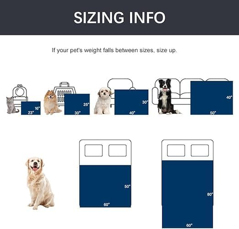 Dog and Cat Pet Blanket - Waterproof Washable Cat and Dog Wool Blanket, Soft and Warm Plush Pad, Suitable for Beds, Sofas, Cars, Sofas, 25 Inches X30 Inches, Gray image number 2