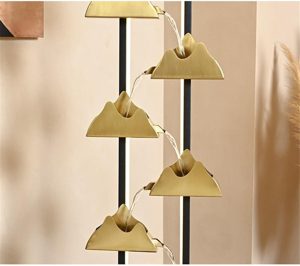 Outdoor Fountain Modern Elegant Circulating Water Ornaments Entryway Living Room Fortune Floor Fountain Opening Housewarming Gift image number 4