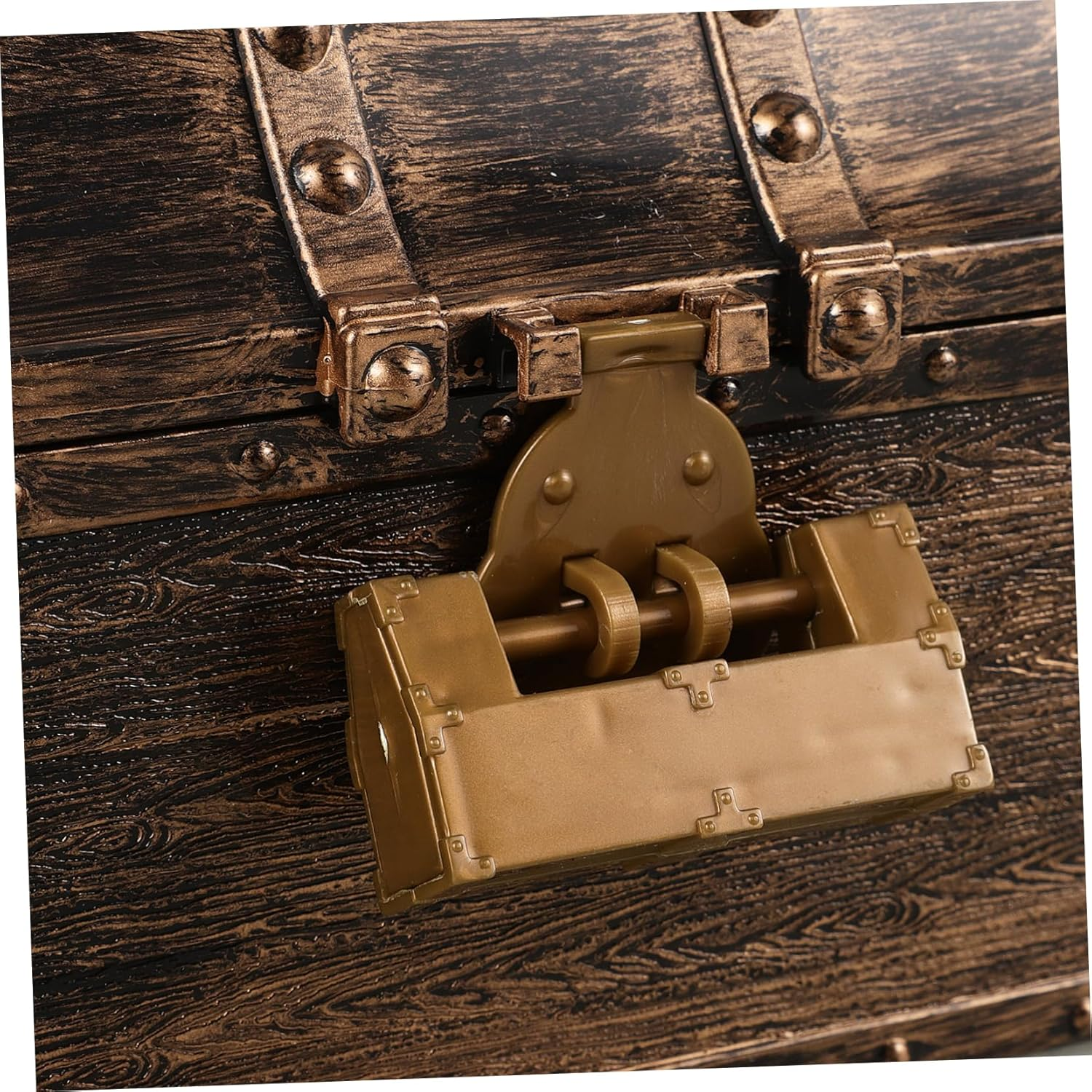 Retro Pirate Treasure Chest Decorative Mini Box for Jewelry Storage Pirate Party Supplies image number 6