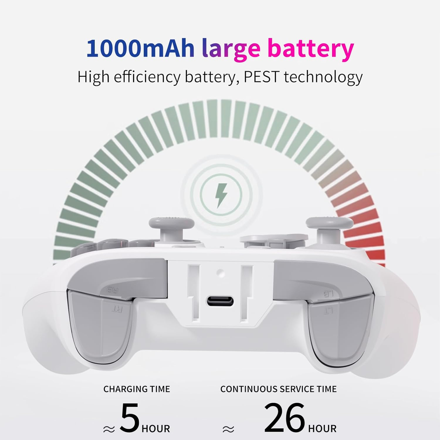 COIORIVIS Pro HD Controller (No Drift) for Switch/Pc/Android/Macos/Ios with 4 Back Buttons, Hall Joysticks and Triggers, HD Vibration,1000Hz Polling Rate image number 2