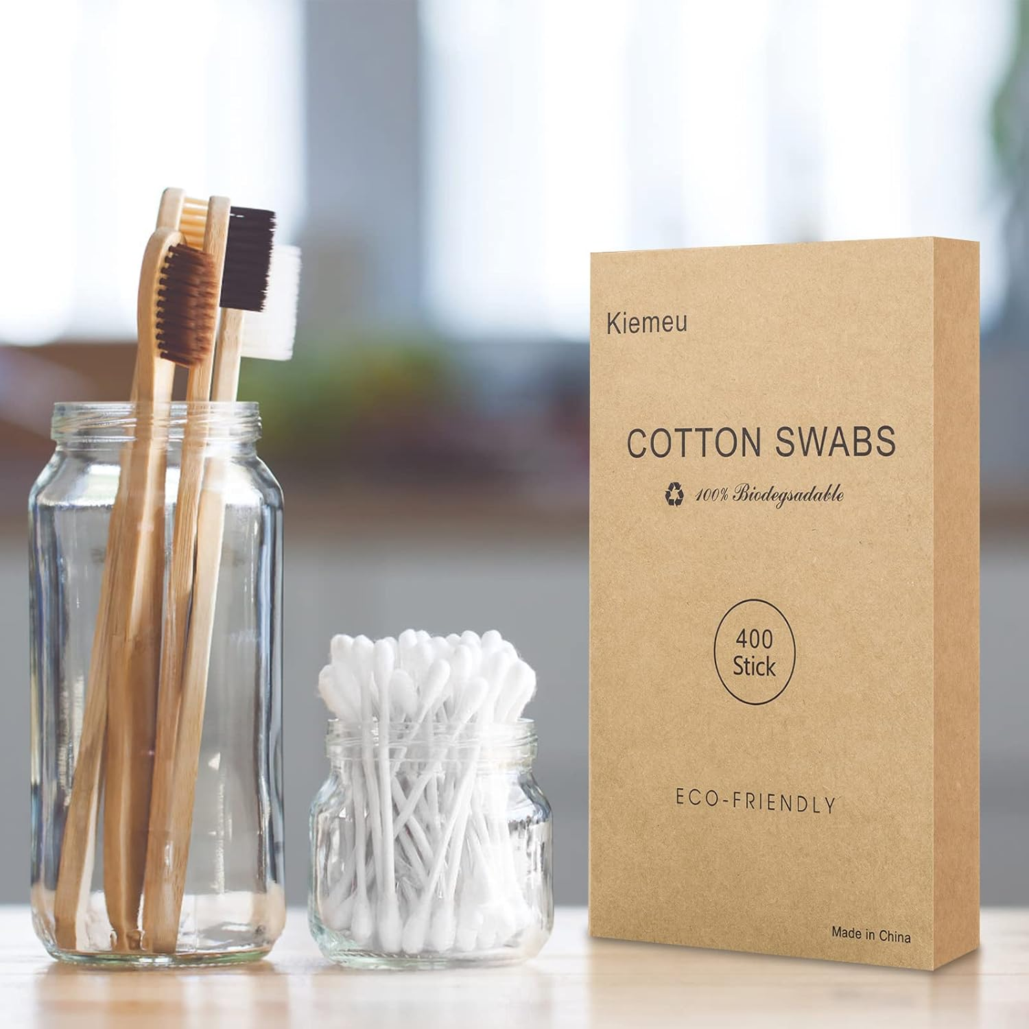 Safety Qtips Cotton Swabs for Ears, Q Tips Original Cotton Swabs 400 Count Cotton Ear Swabs image number 5