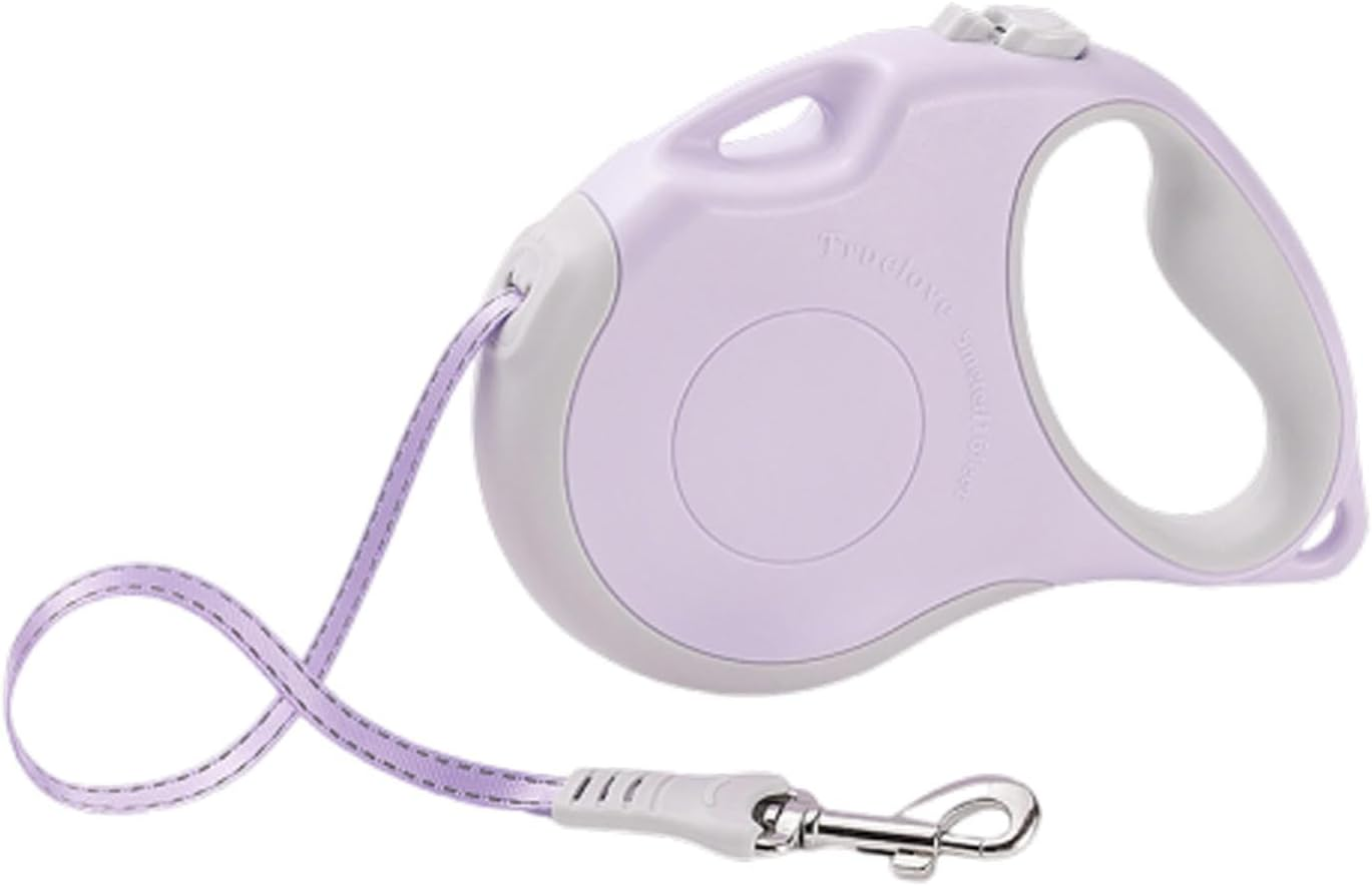 Retractable Dog Lead for Small Medium Dogs up to 20KG, Retractable Dog Leads, Extendable Dog Leads with Anti-Slip Handle, Anti-Tangled Strong Nylon Tape,D-5M/25Kg