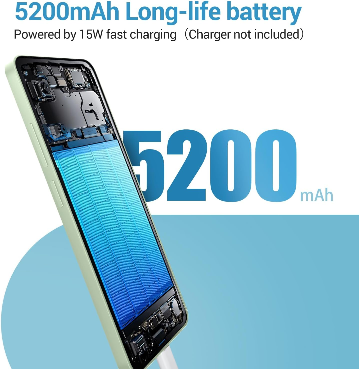 XIAOMI Redmi A5 Smartphone - 6.88 Inch 4GB/128GB Dual SIM Card 4G 5200Mah 15W Green, Equipped with Mobile Phone Case (Without Charging Adapter) image number 4