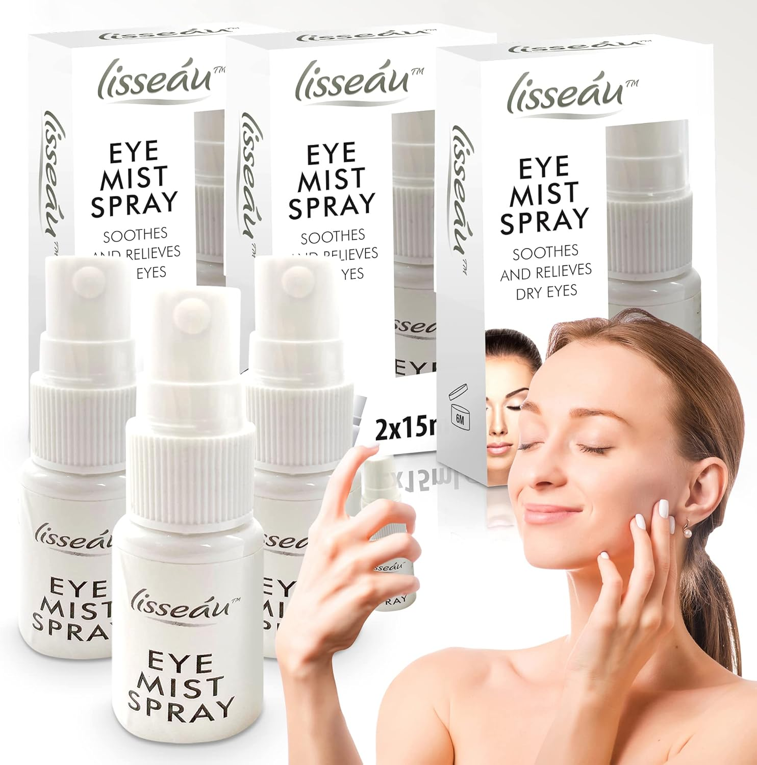 SOL 6Pk Eye Spray | Dry Eye Spray | Dry Eyes Treatment | Eye Spray for Tired and Dry Eyes | Eye Mist | Eye Spray for Itchy Eyes | Eye Mist Spray for Dry Eyes | Itchy Eye Spray image number 1