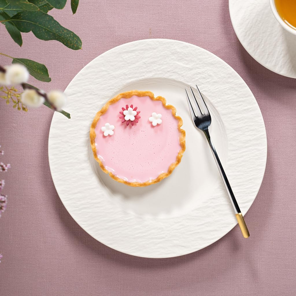 Villeroy & Boch 315916 Ella Gold Pastry Fork, Cake Fork, Diameter Approx. 6.3 Inches (16 Cm), Stainless Steel, Dishwasher Safe image number 6