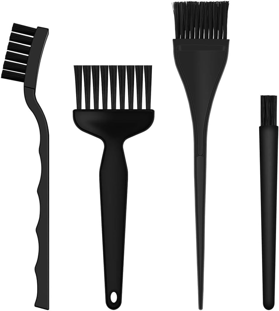 SGERUFZ 4 Pcs PC Cleaning Kit, Dust Brush, Cleaning Brush, Keyboard Cleaning, Nylon Brushes, Plastic Antistatic ESD Brush for Cleaning PC, Keyboard, Conductive Floor, Circuit Board, Motherboards image number 3
