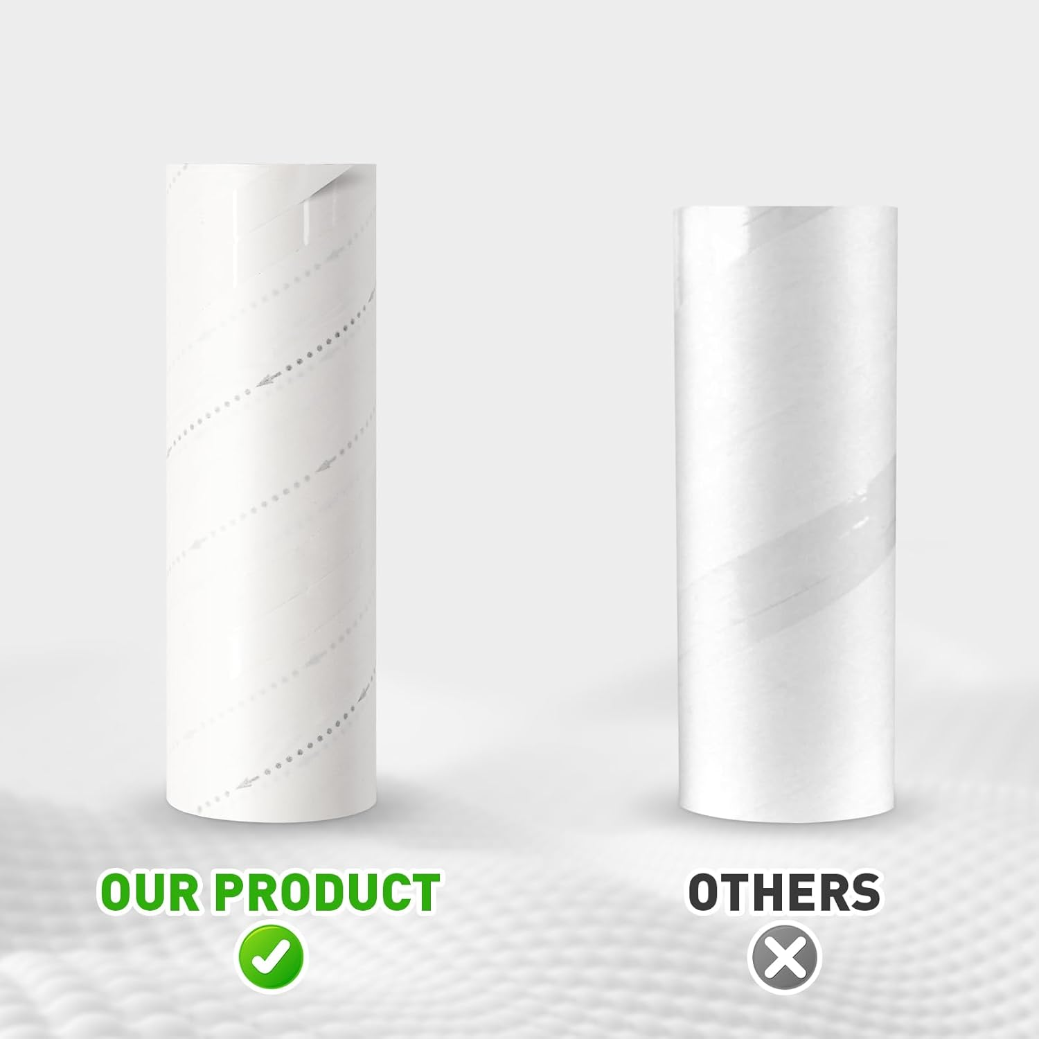 MUUNYOTA 6.3 Inch Lint Rollers for Pet Hair Extra Sticky, 360 Sheets(4 Rollers) Reusable Lint Roller Removal Tool, Set for Clothes, Furniture, Carpet, Dog & Cat Hair Remover image number 3