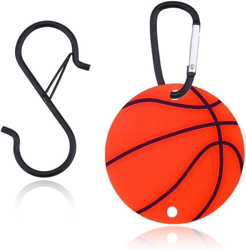 Basketball Backpack Hook for Friend Outdoor Sports Equipment for Dad Coach Christmas Birthday Gifts for Baseball Lovers Fence Hooks for Hanging Basketball Bags Hook Water Bottles Lover Player image number 1