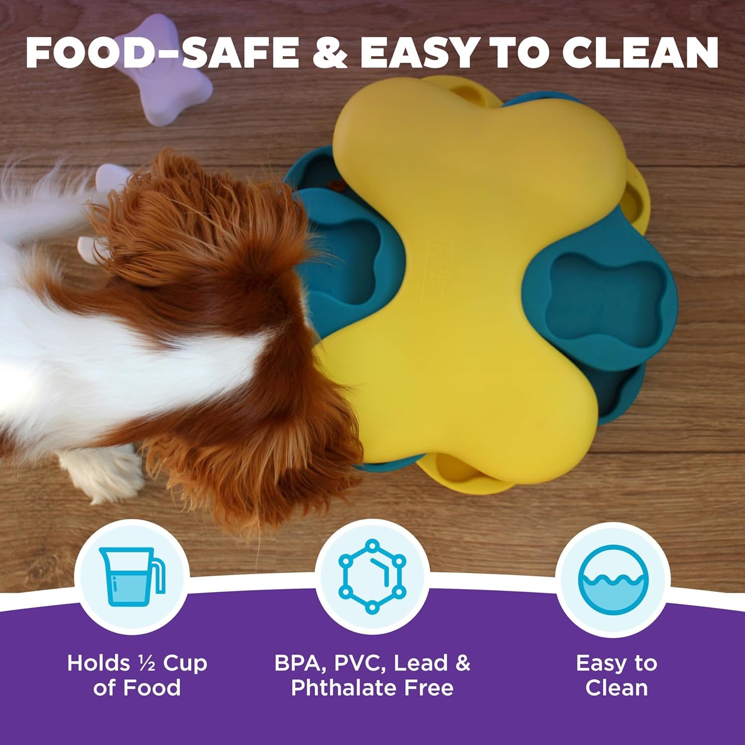 Nina Ottosson by Outward Hound Dog Tornado Interactive Treat Puzzle Dog Toy image number 3