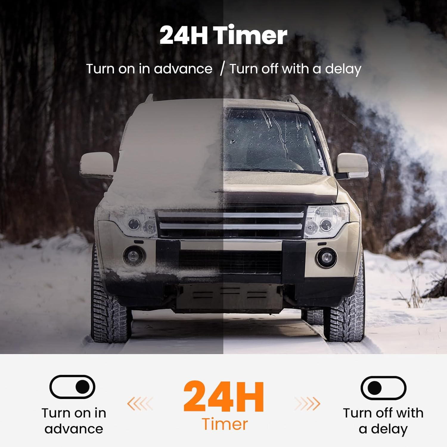 Maxpeedingrods Diesel Heater 5KW 12V, Bluetooth App, All-In-One W/Automatic Altitude Adjustment Control Air Heater for Campers Camping RV Boat Trailer Van Greenhouse image number 5