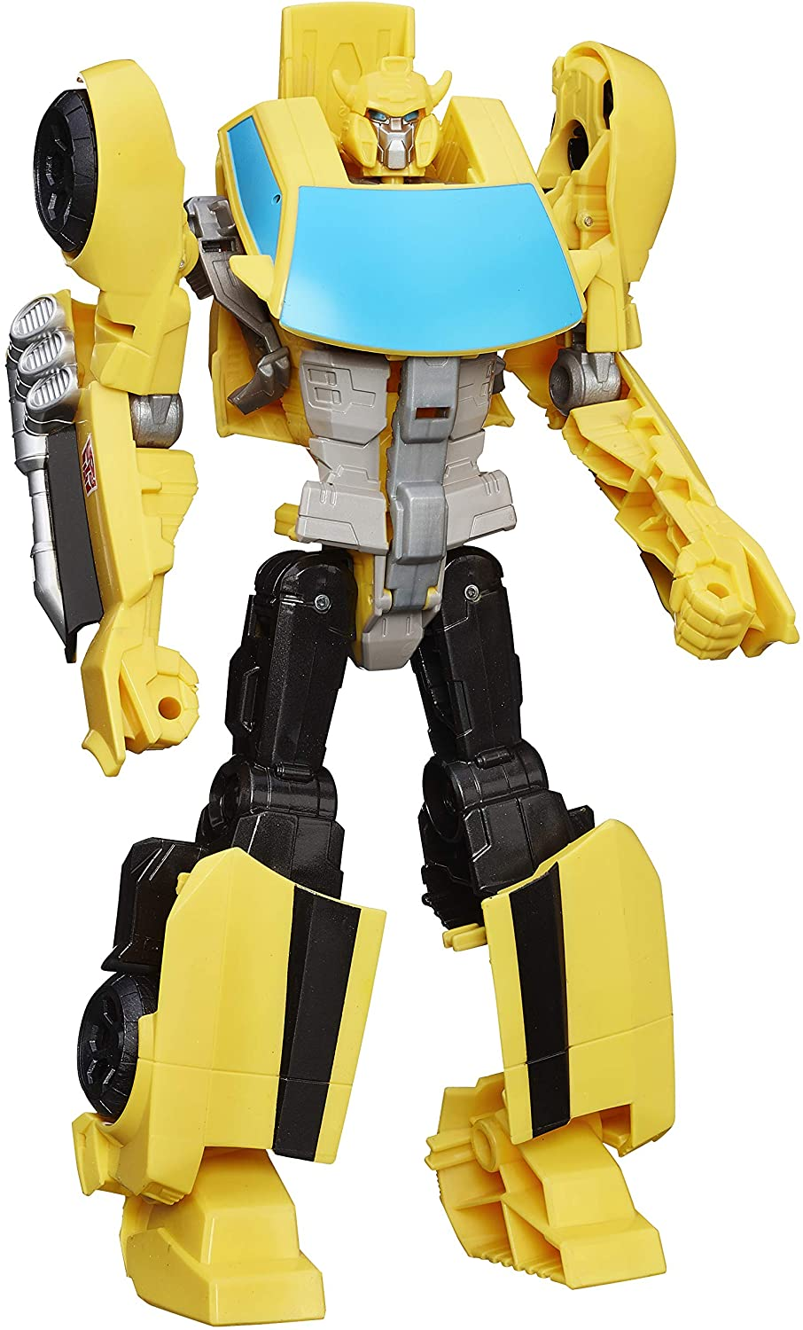 Transformers Toys Heroic Bumblebee Action Figure - Timeless Large-Scale Figure, Changes into Yellow Toy Car, 11" (Amazon Exclusive) image number 5