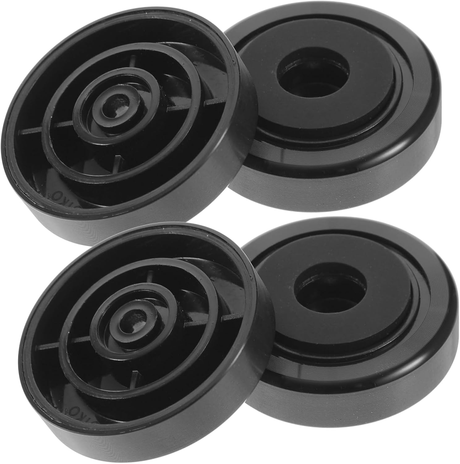 ELAYARD 4Pcs Speaker Isolation Pads and Spikes Set for Hifi Audio Equipment, Metal Shock Absorbing Feet 40X12Mm Black, Subwoofer and Turntable Vibration Dampers for Home Audio Systems image number 6