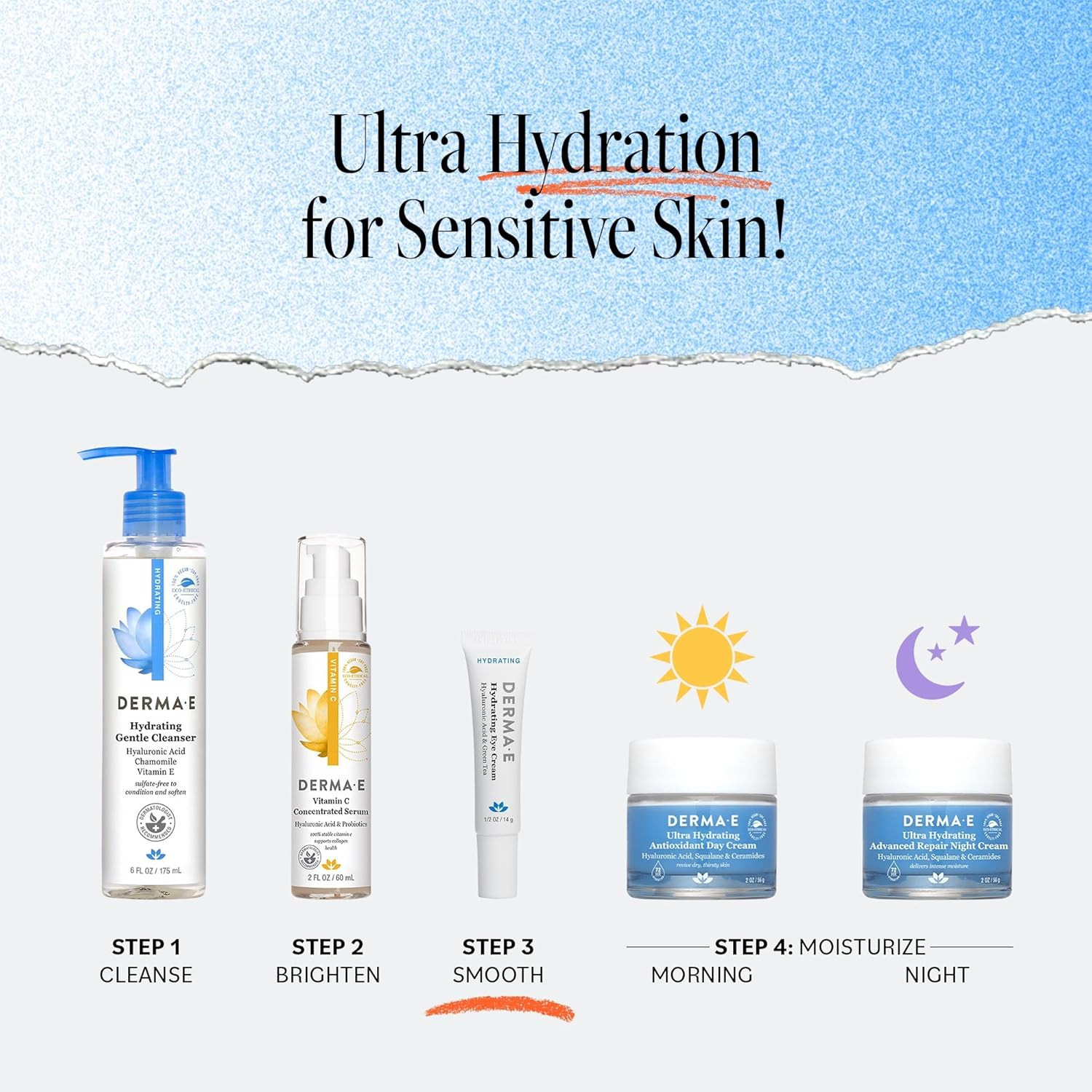 Derma E Hydrating Eye Cream, 14.79 Ml, 14 G (Pack of 1) image number 5