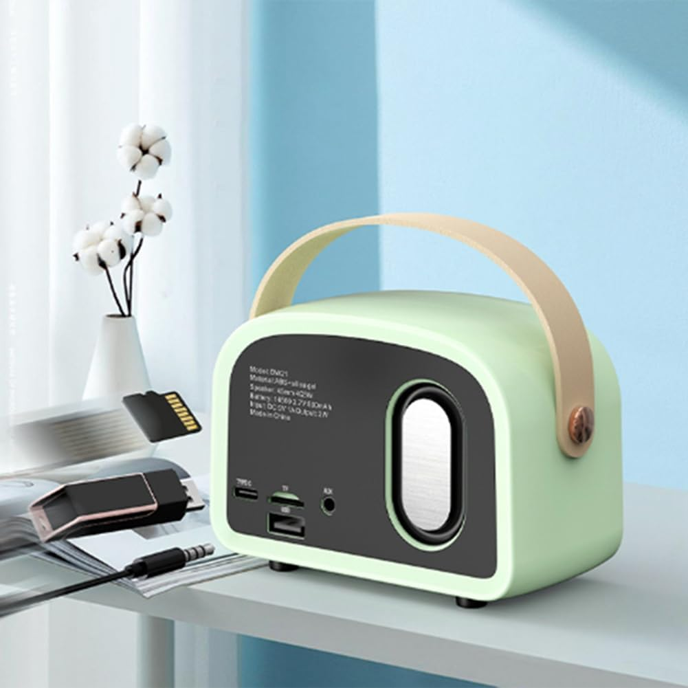 ISTOVO Wireless Retro Speaker Radio, Outdoors Portable Bluetooth Speaker Supports TWS Pairing/U-Disk/Tf Card/Aux image number 1