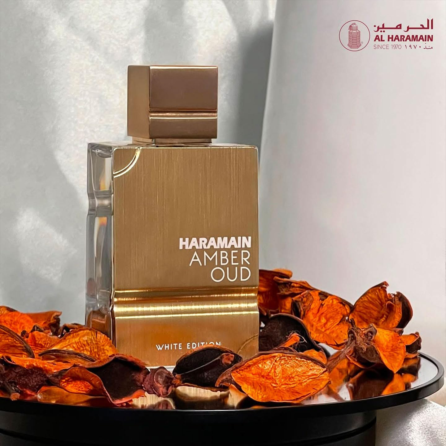 AL Haramain Amber Oud White Eau De Parfum Spray for Women 100 Ml