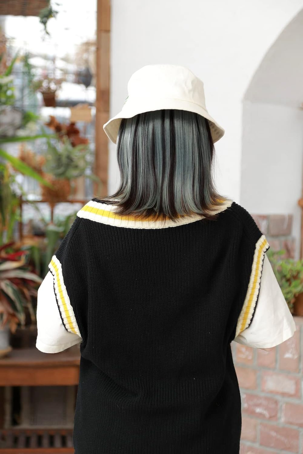 Priscilla IX-01-BK-CTMG Mecha Easy Inner Extension, Heat Resistant Black X Misty Green