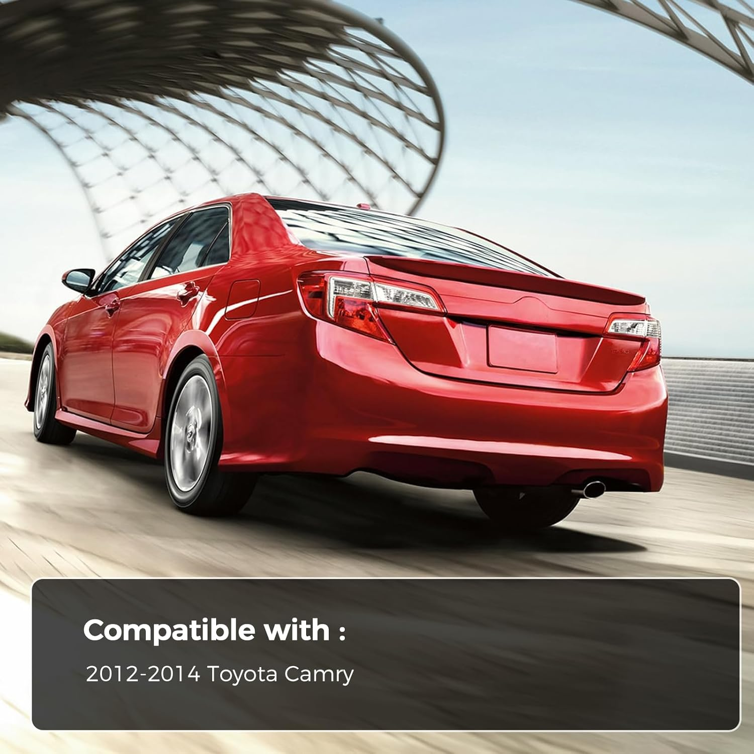 NEW FRONT BUMPER FOG LIGHT LAMP HOLE COVERS SET RH LH COMPATIBLE with 2012-2014 TOYOTA CAMRY image number 4