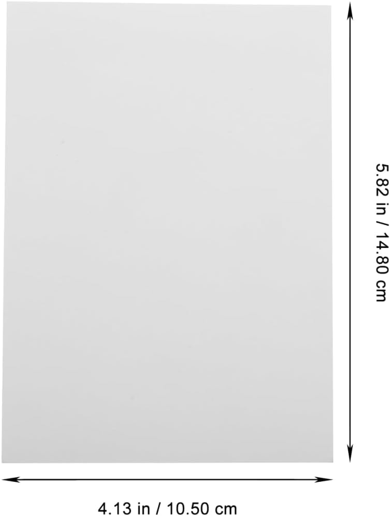 TEHAUX Glossy Photo Paper, 6 Inch Printable Photographic Paper, 100 Sheets, 260Gsm, White, Ideal for Home and Office Picture Prints Use