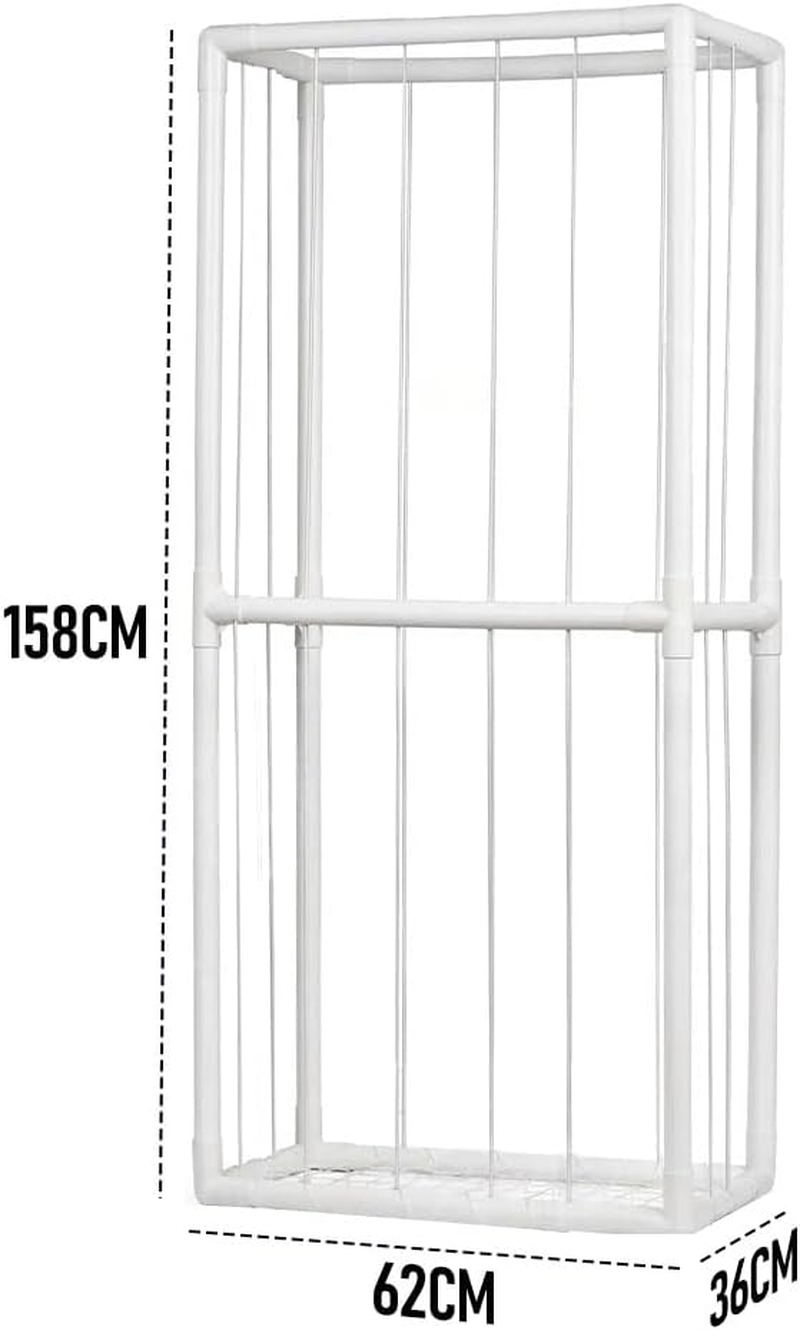 ALSTON Stuffed Animal Storage Plush Toy Storage Vertical Corner Toys Display Holder Easy Accessible with Elastic Cord for Nursery Kids Room Bedroom Organization image number 2