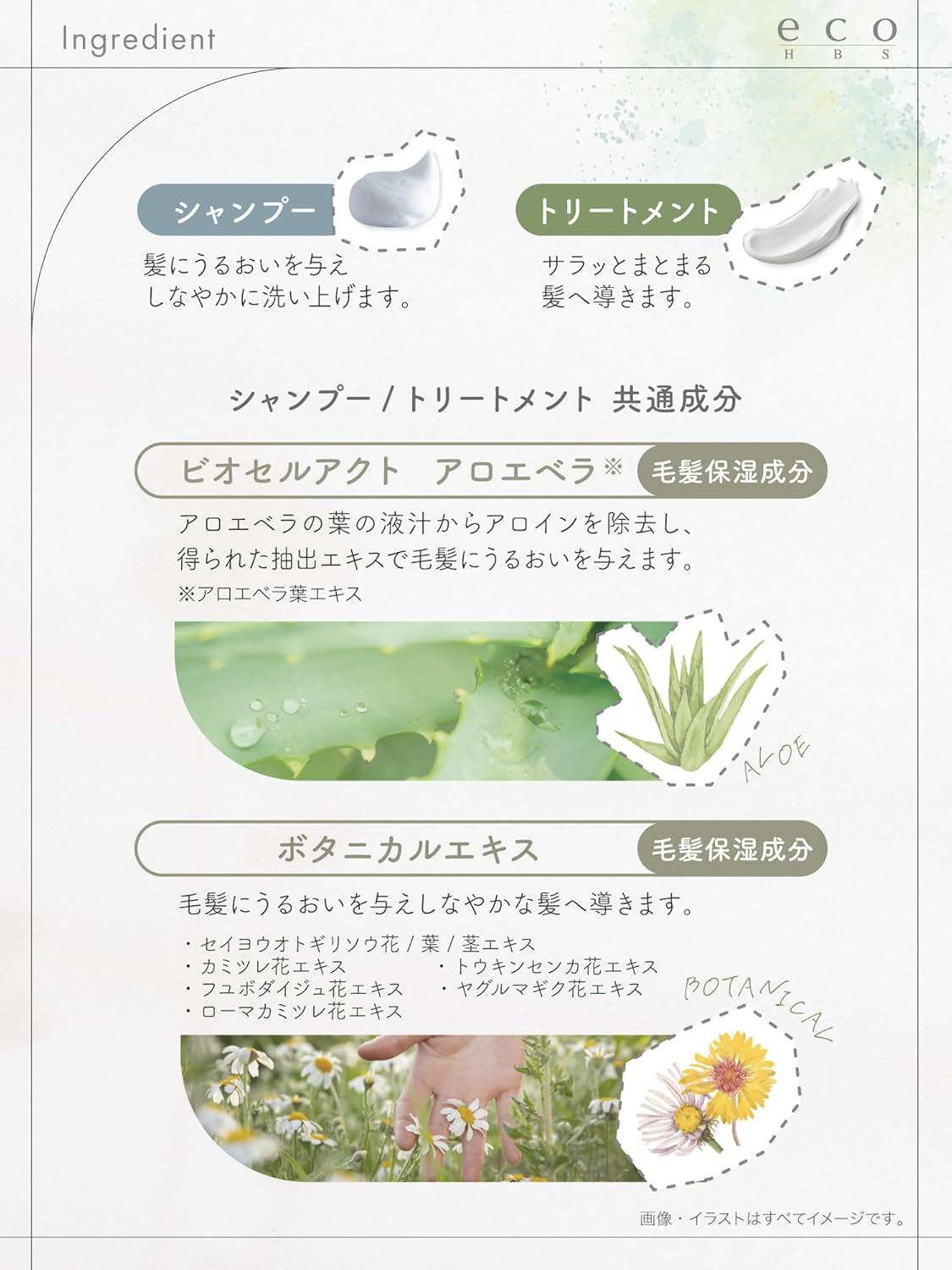 Eco HB-S Shampoo (Sabon Terrace) 16.9 Fl Oz (500 Ml) image number 2