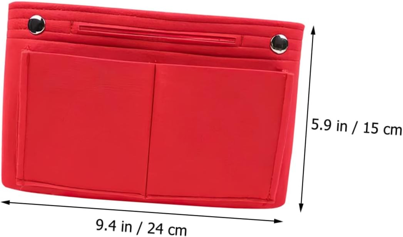 Zerodeko 3Pcs Purse Organizer Insert Travel Handbags Bag Organizer for Purse Tote Bag Insert Multi-Compartment Storage for Shoulder image number 6