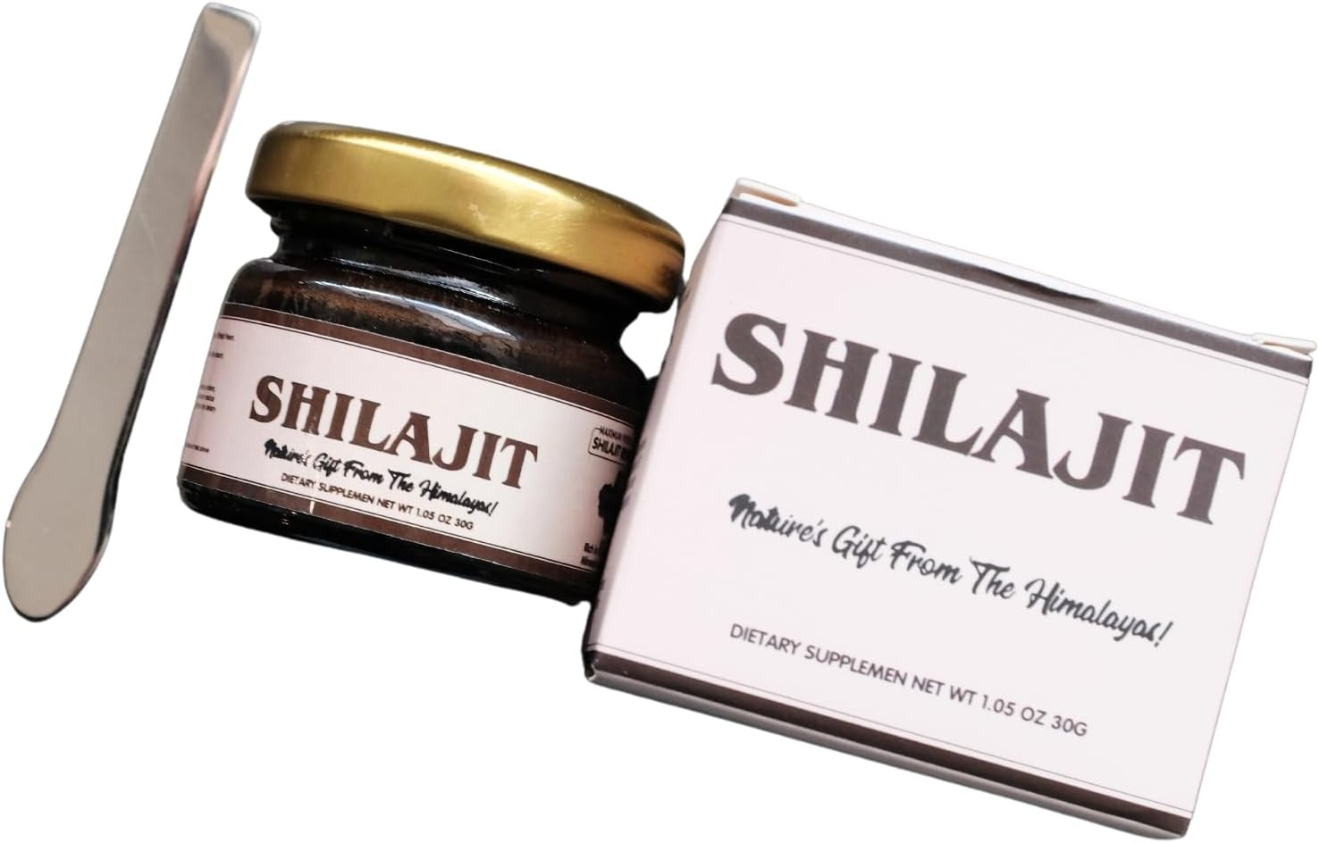 100% Pure Himalayan Shilajit Resin High Potency Premium Gold Grade for Men & Women| Energy Boost & Immune Support, 85+ Trace Minerals, 80%+ Fulvic Acid, with Lab Test Report 30G