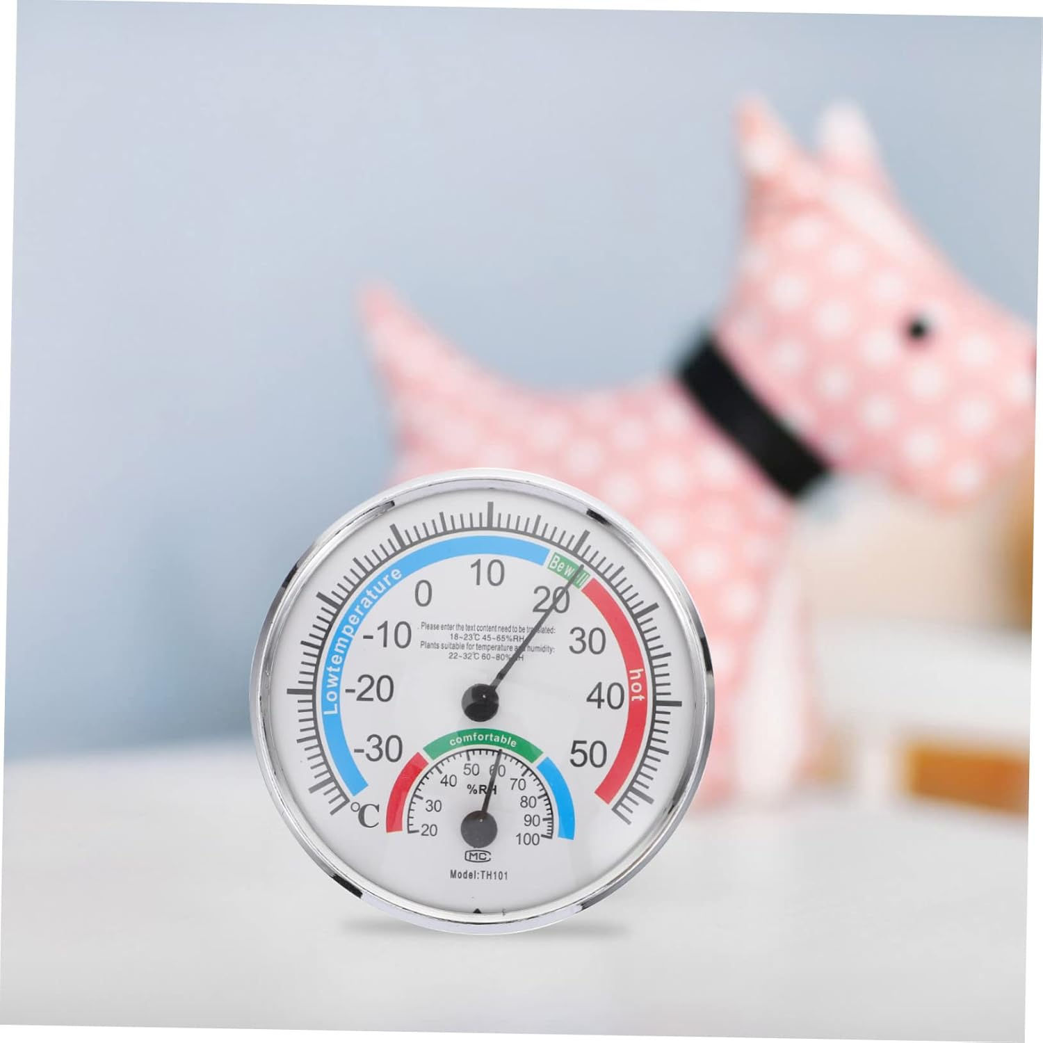 Luxshiny 2-In-1 Hygrothermograph Temperature and Humidity Monitor for Home and Patio High Precision Sauna Thermometer Hygrometer Digital Indoor Outdoor image number 4