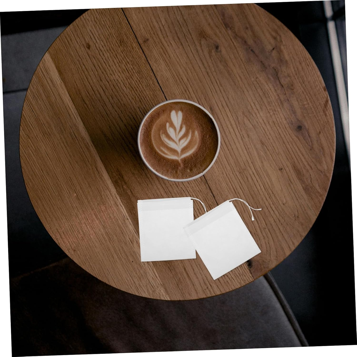 NOLITOY 100Pcs Drawstring Tea Bags for Loose Leaf Tea Small 9X10Cm Sachets for Brewing for Home and Travel image number 6