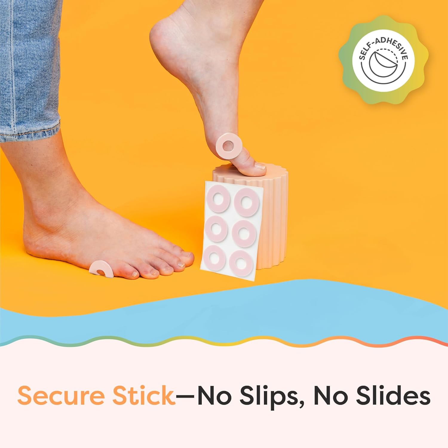 Zentoes Soft Foam Callus Cushions Waterproof Pads Toe and Foot Protectors (48 Count) image number 5