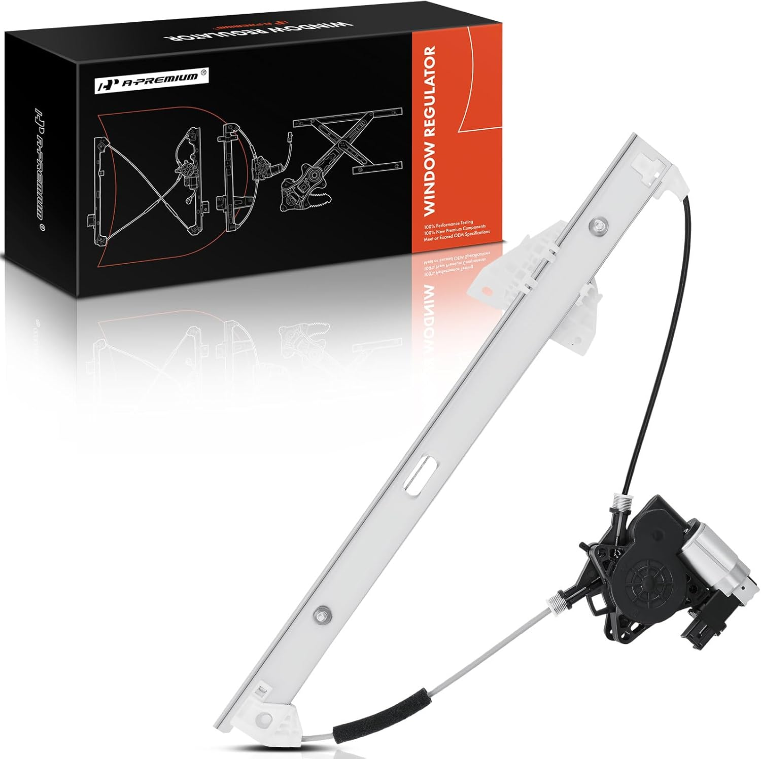 A-Premium Electric Power Window Regulator with Motor Compatible with Mazda CX-7 2007-2012 Front Right image number 2