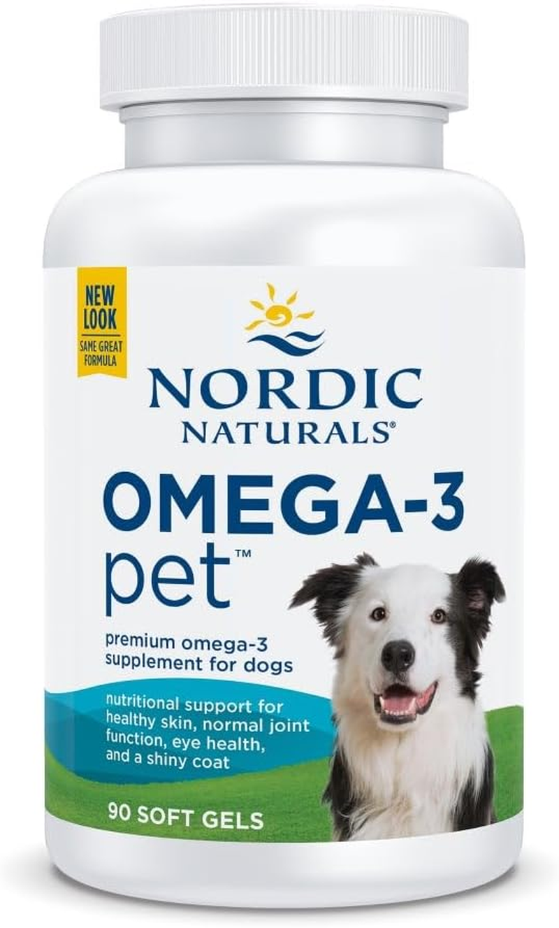 Nordic Naturals Omega-3 Pet, Unflavored - 90 Soft Gels - 330 Mg Omega-3 per Soft Gel - Fish Oil for Dogs with EPA & DHA - Promotes Heart, Skin, Coat, & Immune Health image number 2