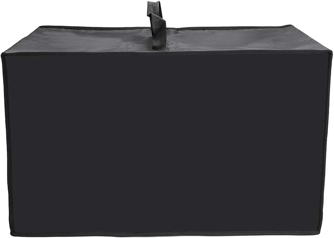 Heat-Resistant Waterproof Dust-Proof Microwave Oven Grill Cover Protector - Nylon Fabric Dust Cover Case Protections for Toaster Oven, Black image number 6