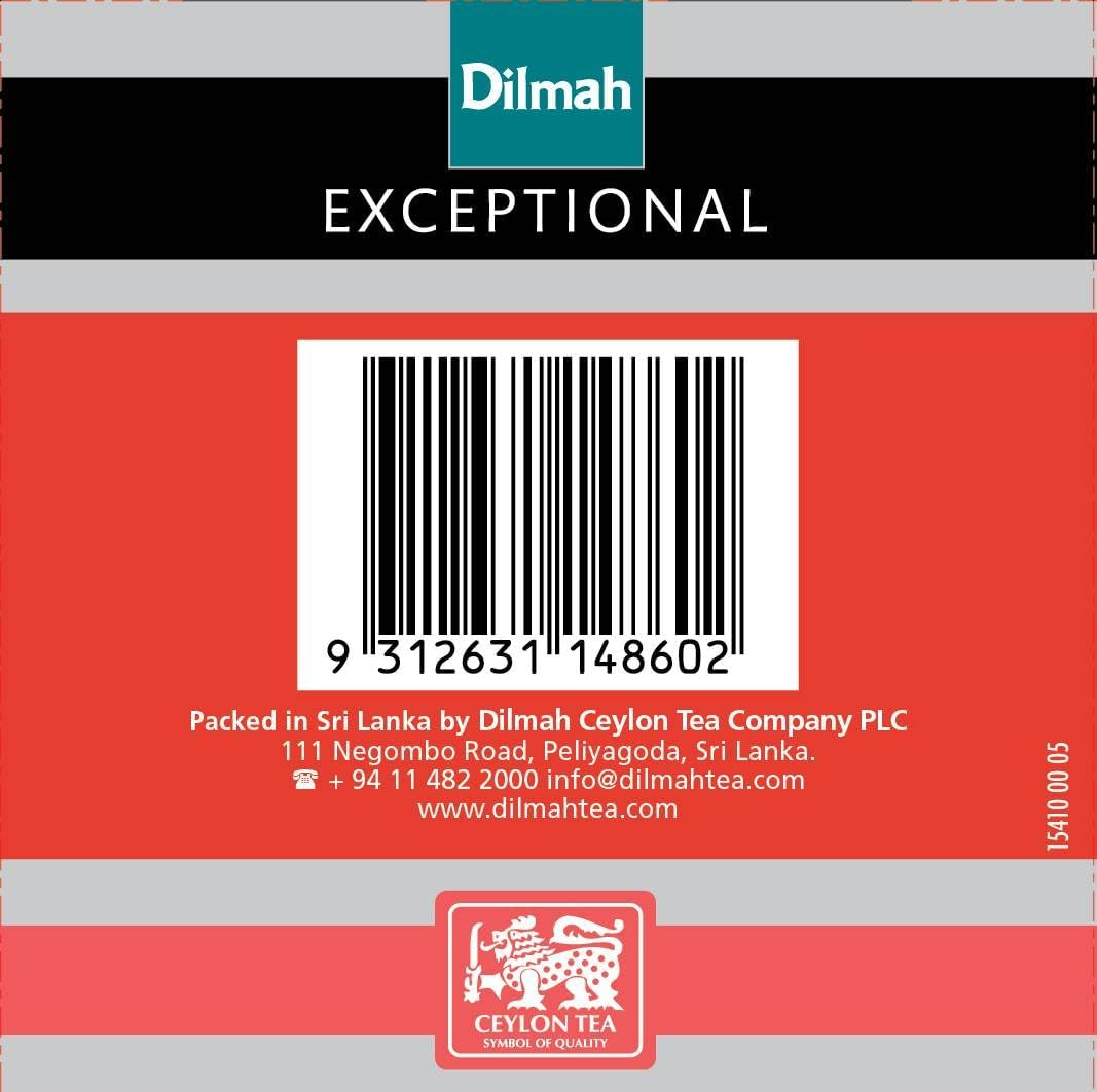 Dilmah Exceptional English Breakfast, 40 Grams image number 4