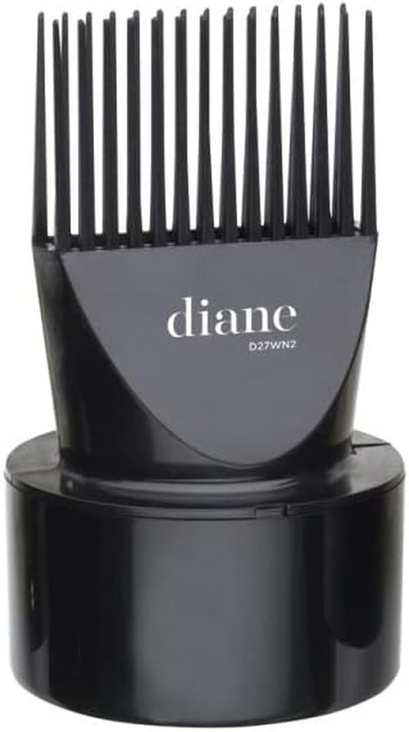 Diane Dryer Pick Attachment &ndash; Blow Dryer Comb Attachment, Fits Most Dryers with 2&rdquo; Barrels &ndash; Black &ndash; D27WN2 image number 2