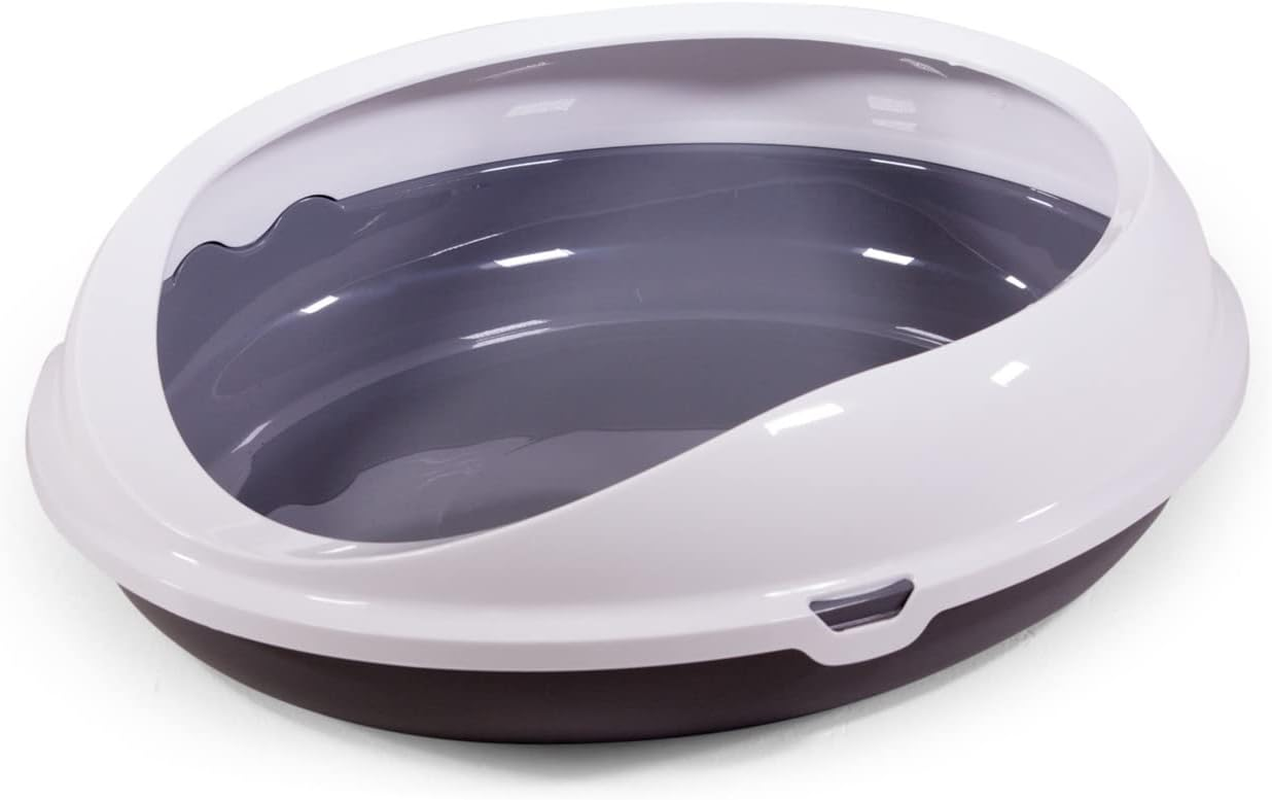 SAVIC Figaro Cat Litter Tray with Rim, 55 X 48.5 X 15.5 Cm image number 4